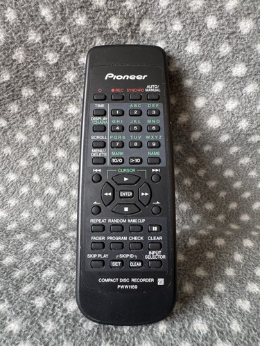 Pioneer pww1169 remote control - pioneer,